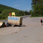 At booth vending fruits