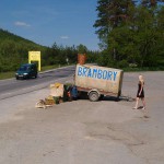 At booth vending fruits