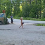 At booth vending fruits