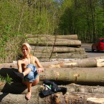 A day nude at a lake