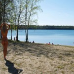 A day nude at a lake