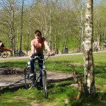 A day nude at a lake