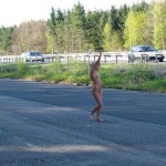 A day nude at a lake