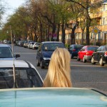 Playing petanque in a city park