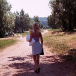 At a lake and in the residential