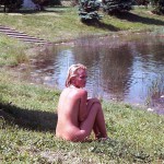 At a lake and in the residential