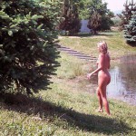 At a lake and in the residential