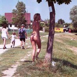 At a lake and in the residential