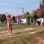 At a lake and in the residential