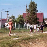 At a lake and in the residential