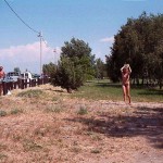 At a lake and in the residential