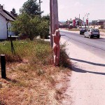 At a lake and in the residential