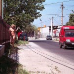 At a lake and in the residential