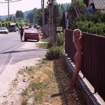 At a lake and in the residential