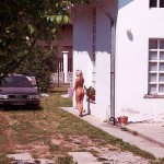 At a lake and in the residential