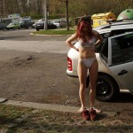 In a residential area