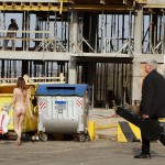 In a residential area