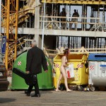 In a residential area