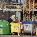 In a residential area