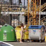 In a residential area