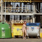 In a residential area