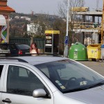 In a residential area