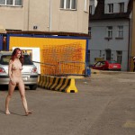 In a residential area