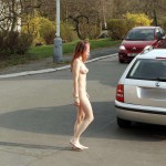 In a residential area