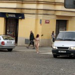 In a residential area