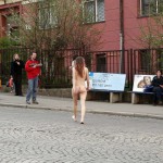 In a residential area