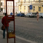 In a residential area