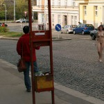 In a residential area