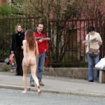 In a residential area