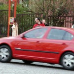 In a residential area