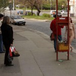 In a residential area