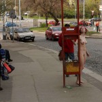 In a residential area