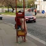 In a residential area