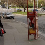 In a residential area