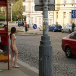 In a residential area