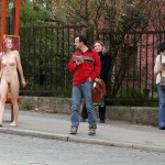 In a residential area