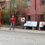 In a residential area