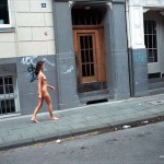 On the street of a residential