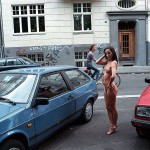 On the street of a residential