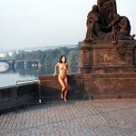 On and under the Charles bridge