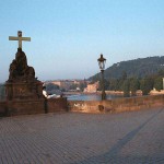 On and under the Charles bridge