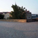 On and under the Charles bridge