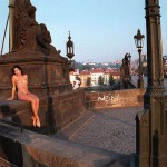 On and under the Charles bridge