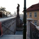 On and under the Charles bridge