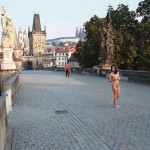 On and under the Charles bridge