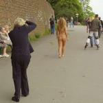 At a riverside promenade